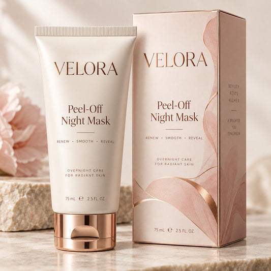 Velora peel off night mask kollagen