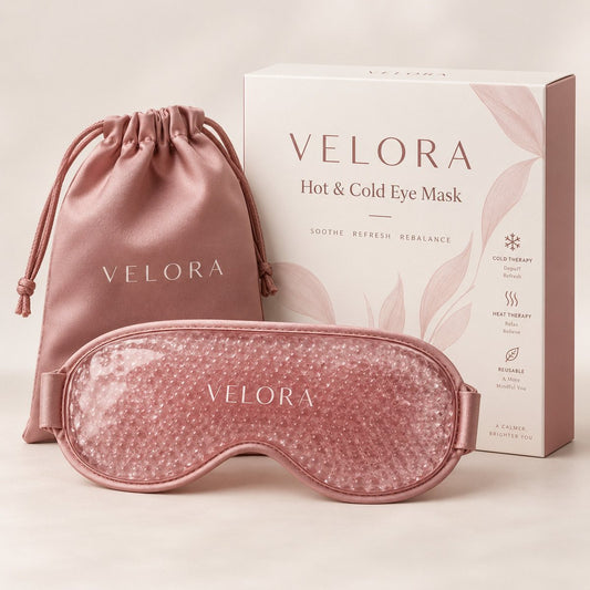 Velora Hot/Cold Eye Mask – Gel-Augenmaske warm & kalt - Velora