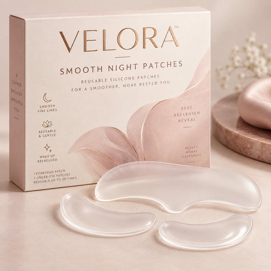 Velora Smooth-Night Patches – 16 wiederverwendbare Silikon-Pads - Velora
