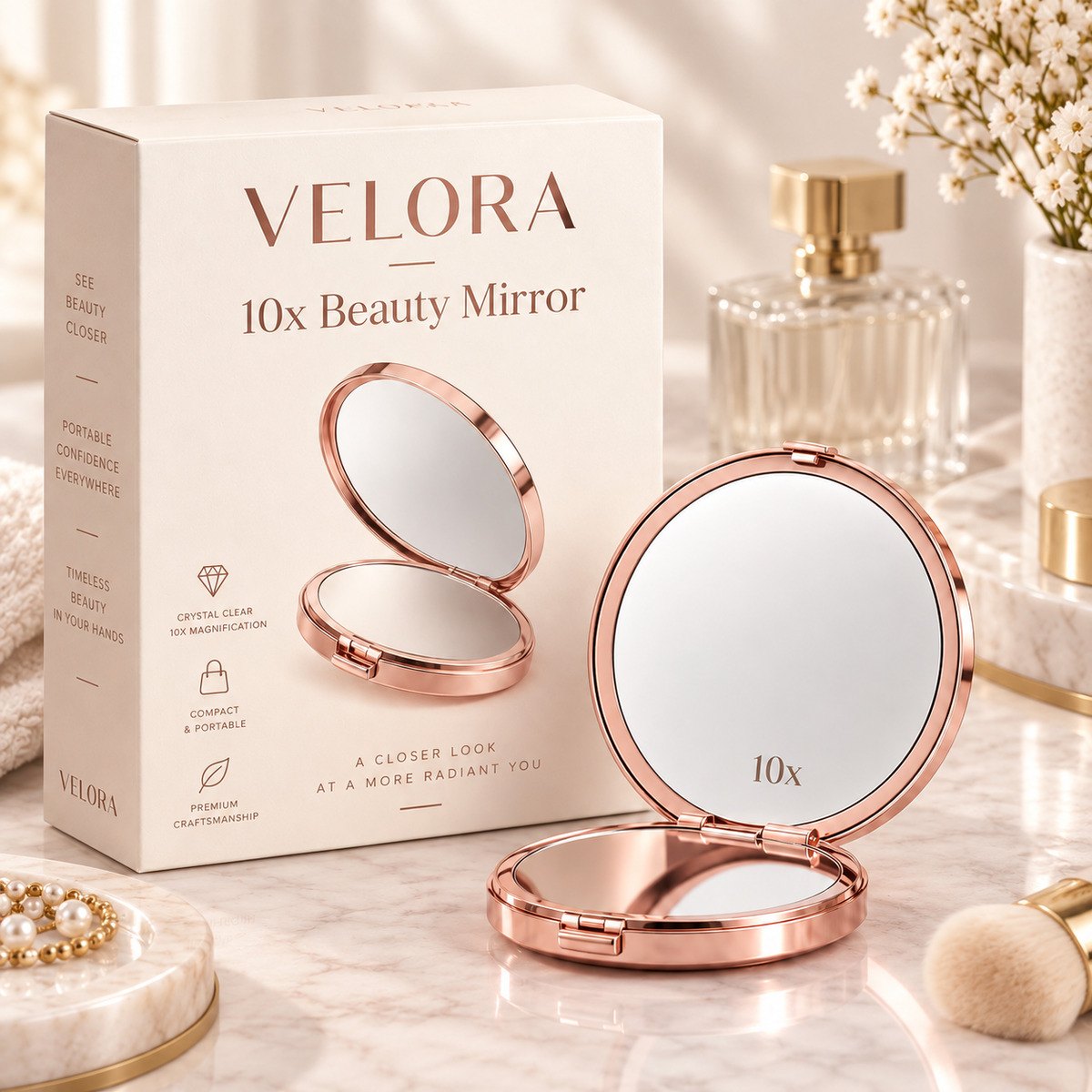 Velora 10x Beauty Mirror