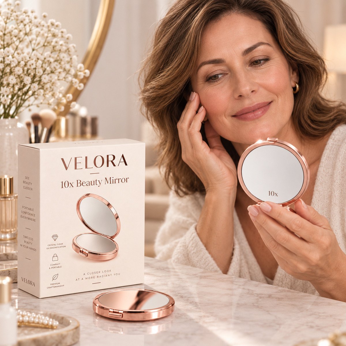 Velora 10x Beauty Mirror