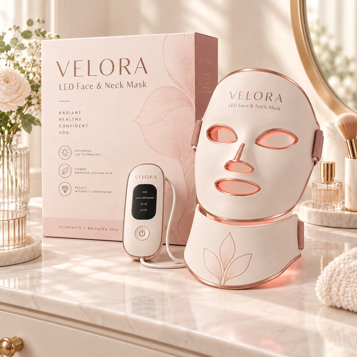 Velora LED Face & Neck Mask