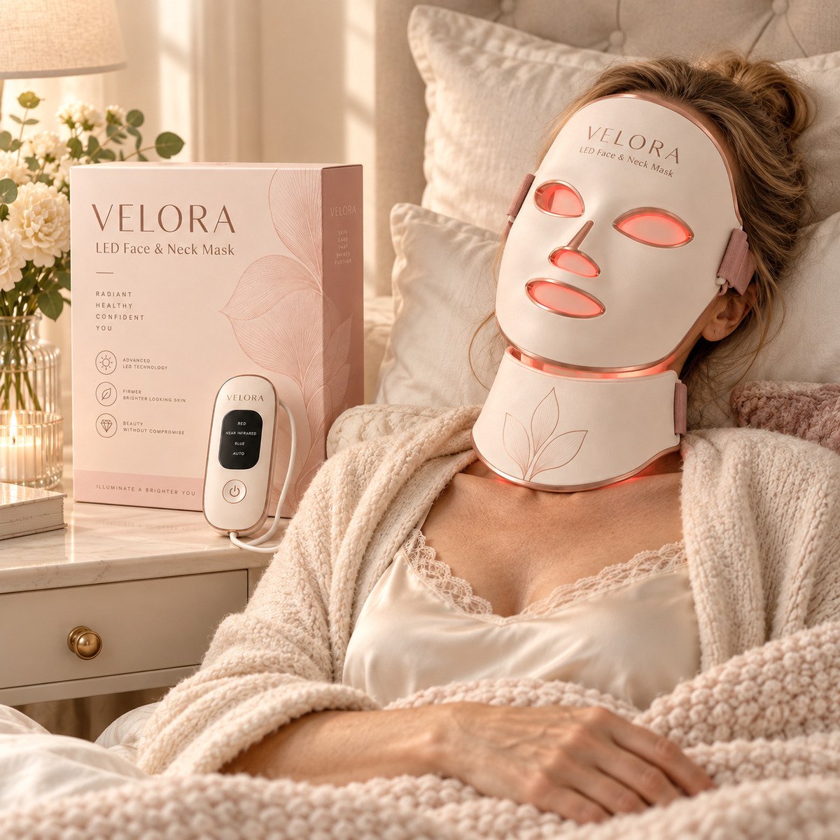 Velora LED Face & Neck Mask