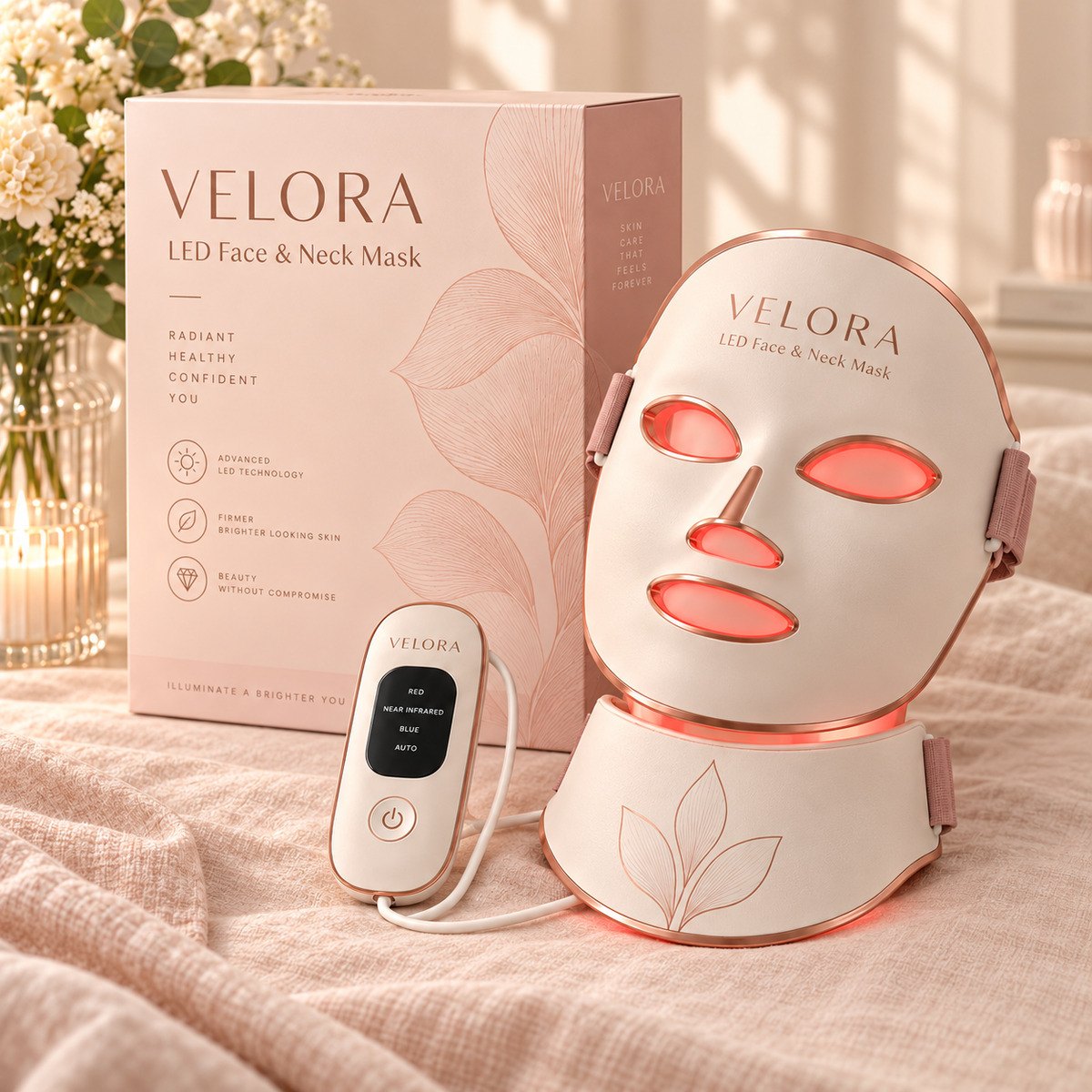 Velora LED Face & Neck Mask