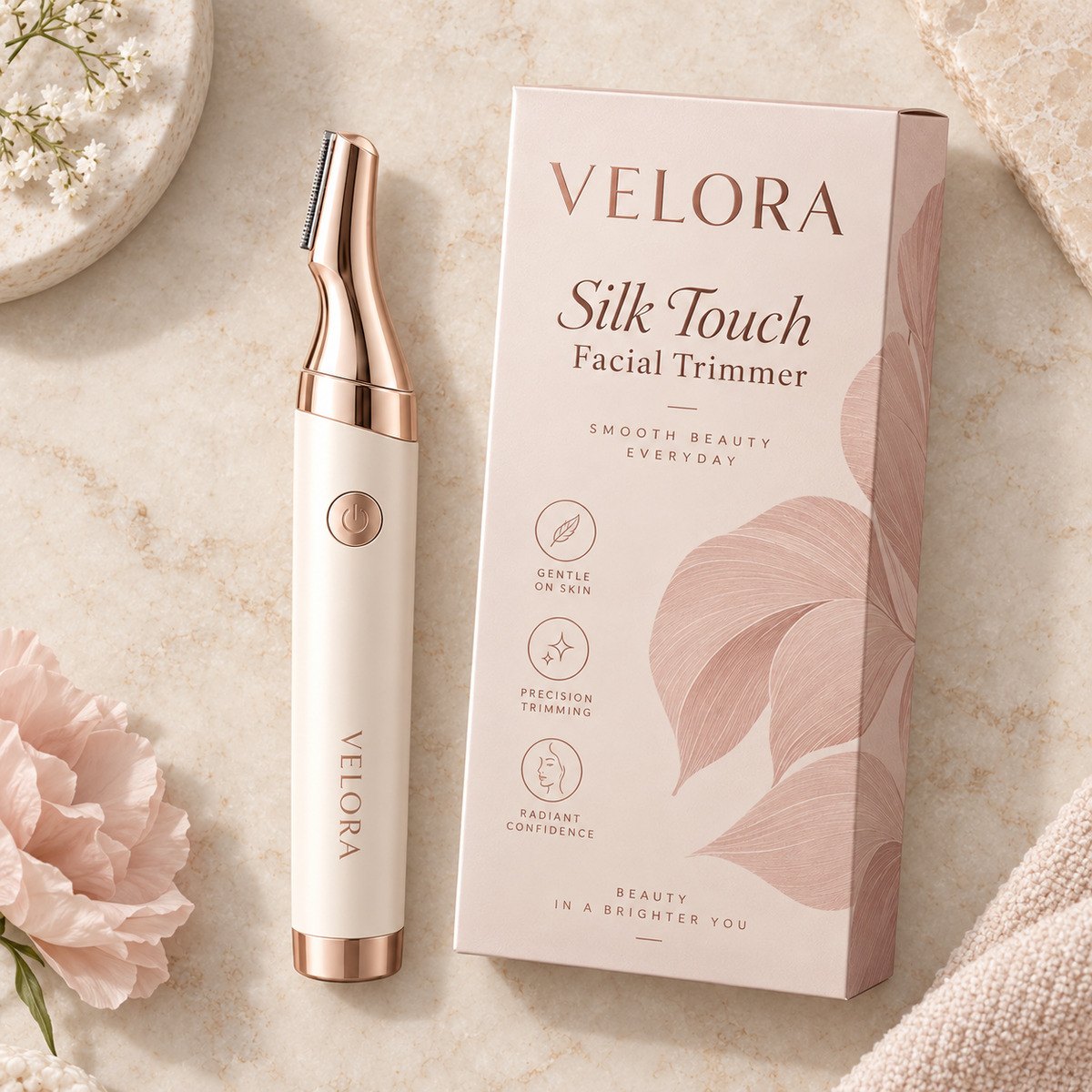 Velora Silk-Touch Facial Trimmer