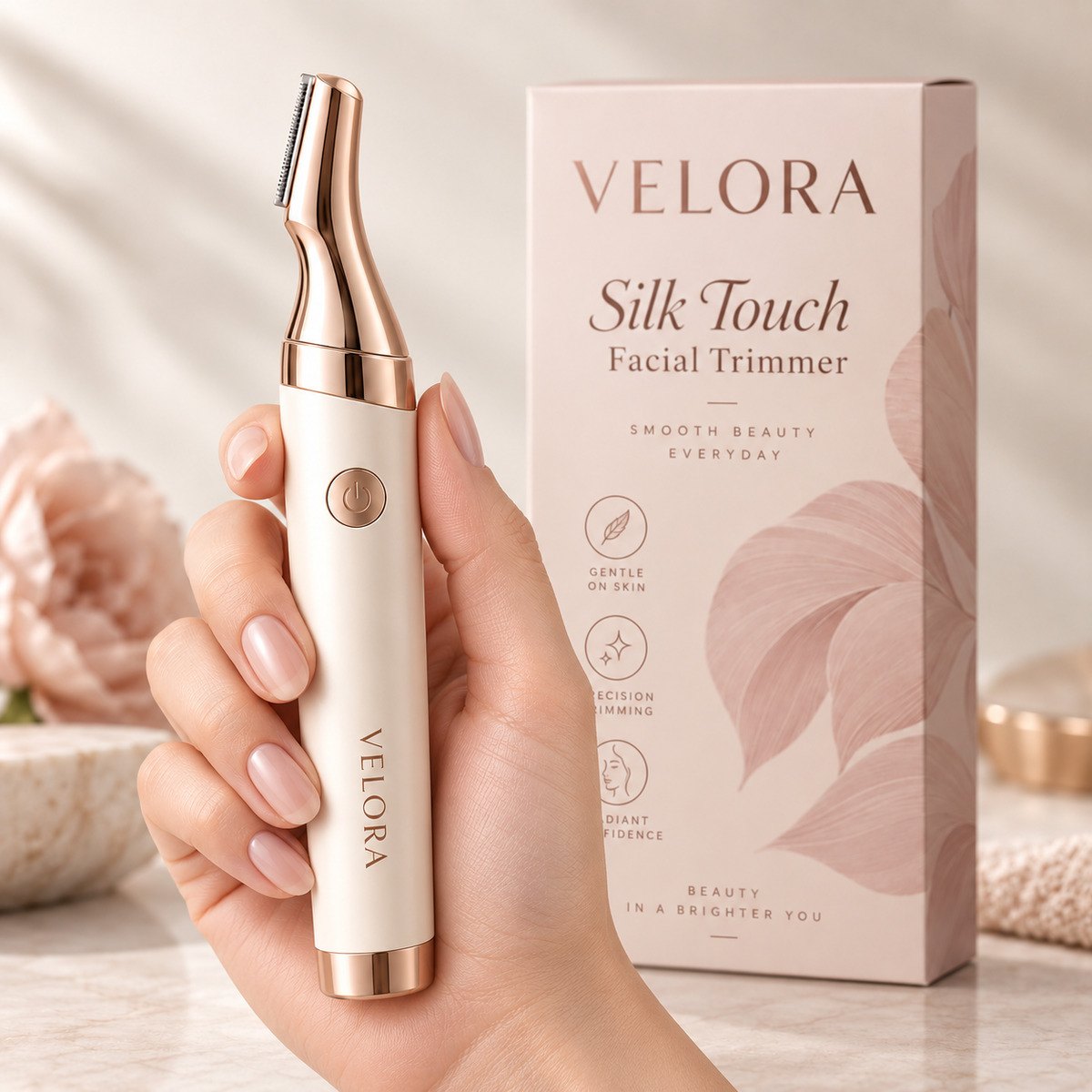Velora Silk-Touch Facial Trimmer