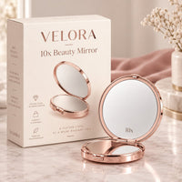 Velora 10x Beauty Mirror – 10-fach Vergrößerungsspiegel mit Licht - Velora