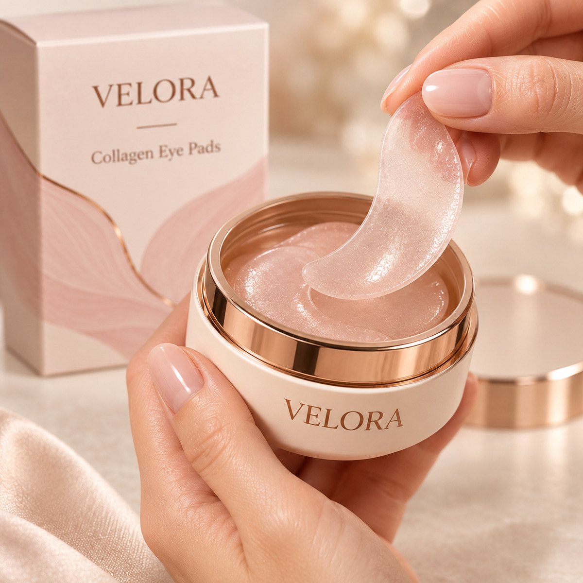Velora Collagen Eye Pads – 60 Kollagen-Augenpads - Velora