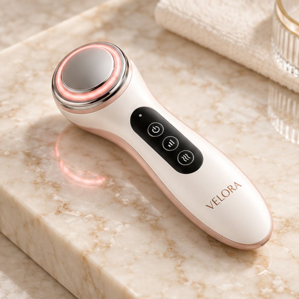 Velora Face Sculptor – EMS & Rotlicht Gesichtsmassager - Velora