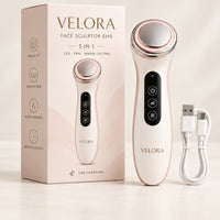Velora Face Sculptor – EMS & Rotlicht Gesichtsmassager - Velora