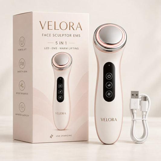 Velora Face Sculptor – EMS & Rotlicht Gesichtsmassager - Velora