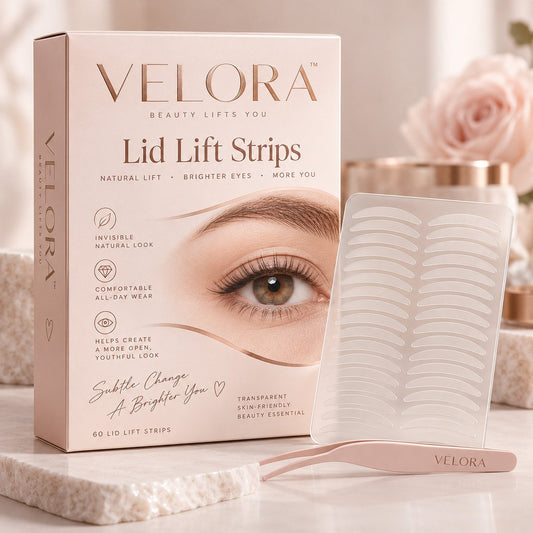 Velora Lid-Lift Strips – Unsichtbare Augenlid-Streifen (600 Stück) - Velora